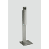 Wandascher B 12 aus Edelstahl mit Standfuß, modernes Design, Wandgerät oder freistehend
